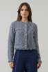 Hensley Fringe Button Down Jacket